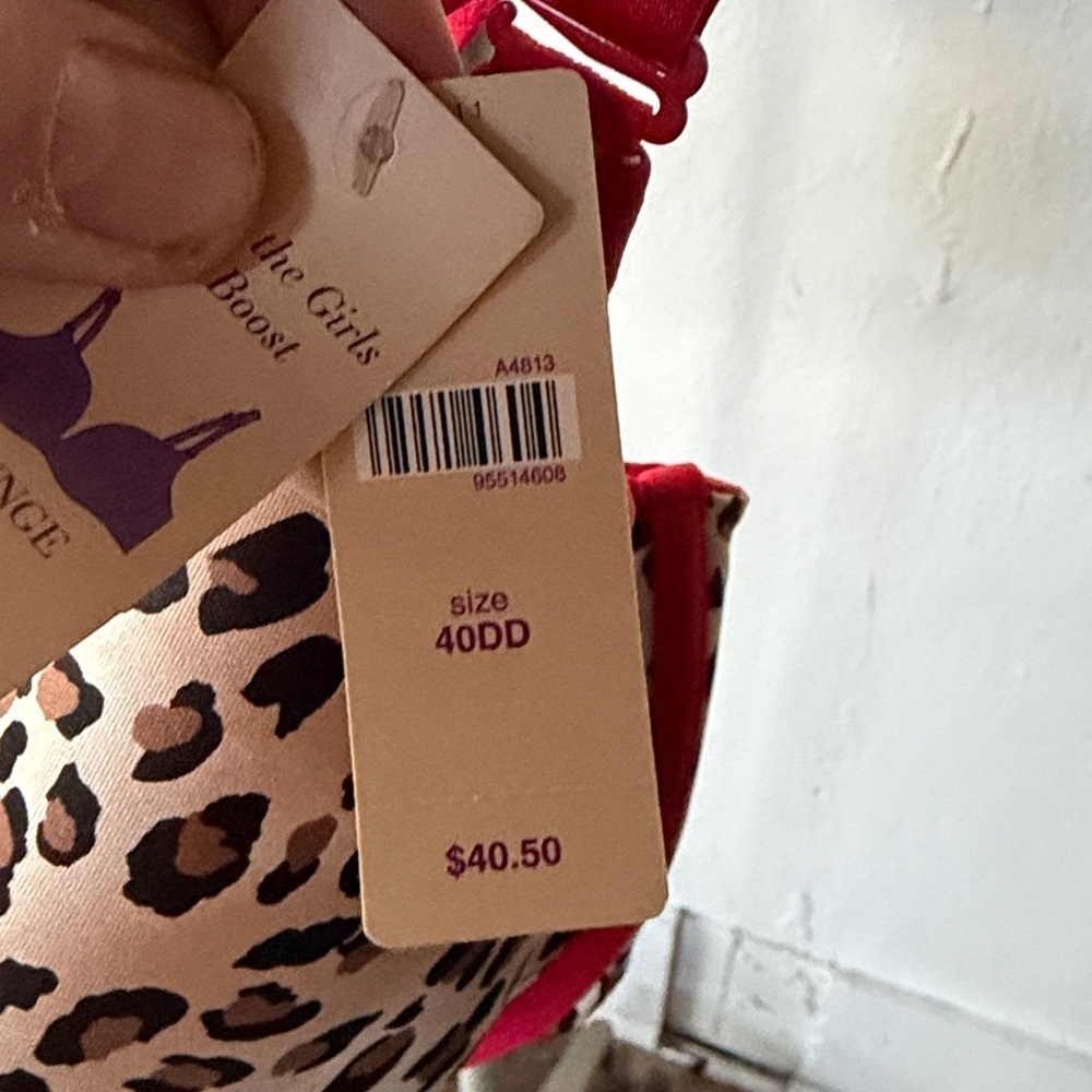 NWT Cacique Leopard Print Bra 40DD - Picture 3 of 5